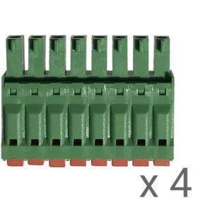 8-pin Screwless Push-in Terminal Set